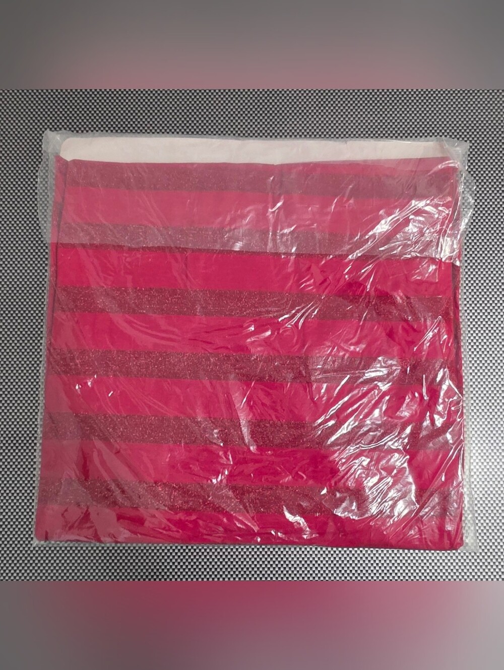 NWT Talbots Woman Striped Shimmer Tee Top Red Burgundy Plus Size X New Sealed - Picture 2 of 8